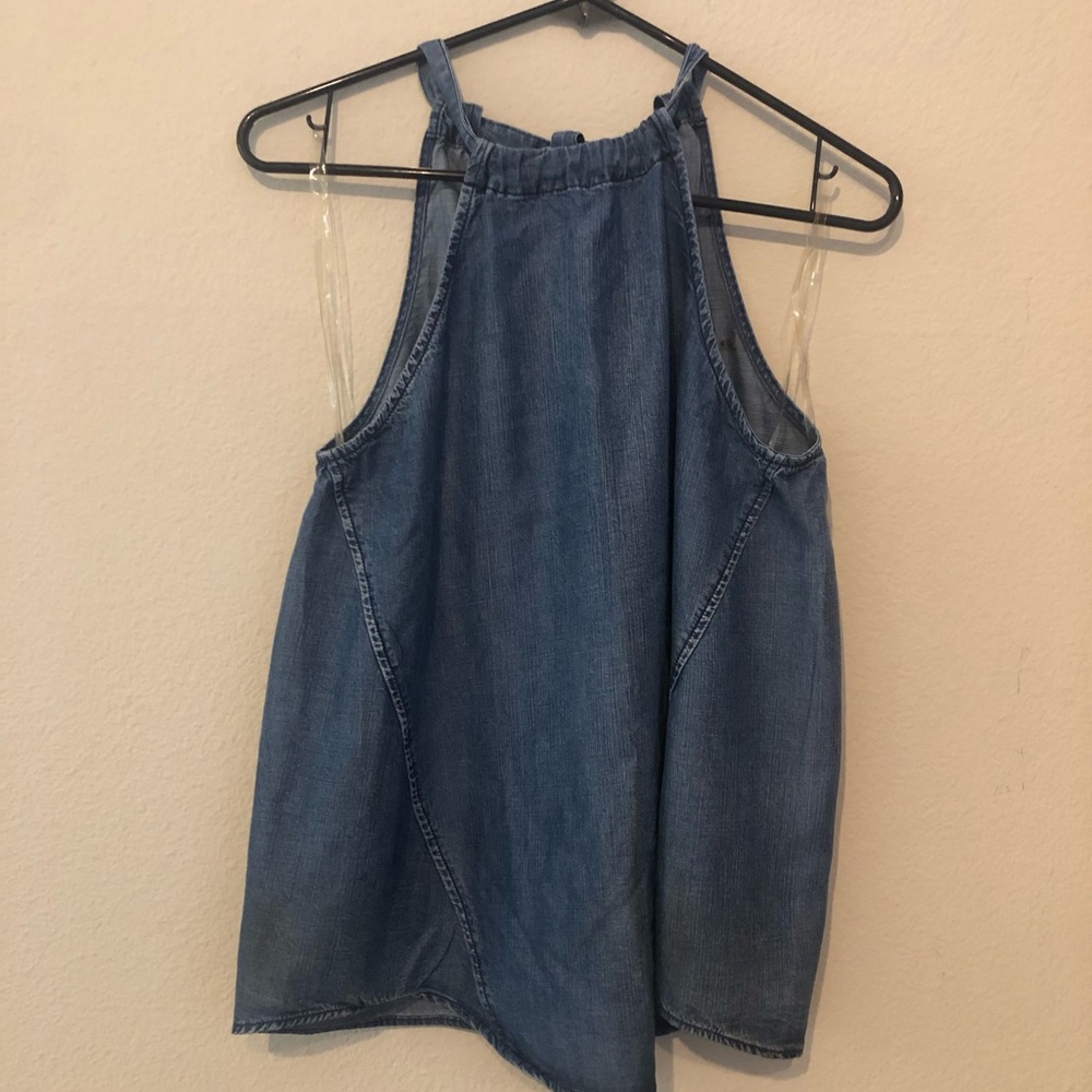 DO+BE Light Blue Halter Top